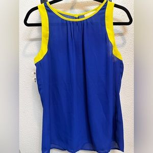 Banana Republic Sheer Sleeveless Blouse